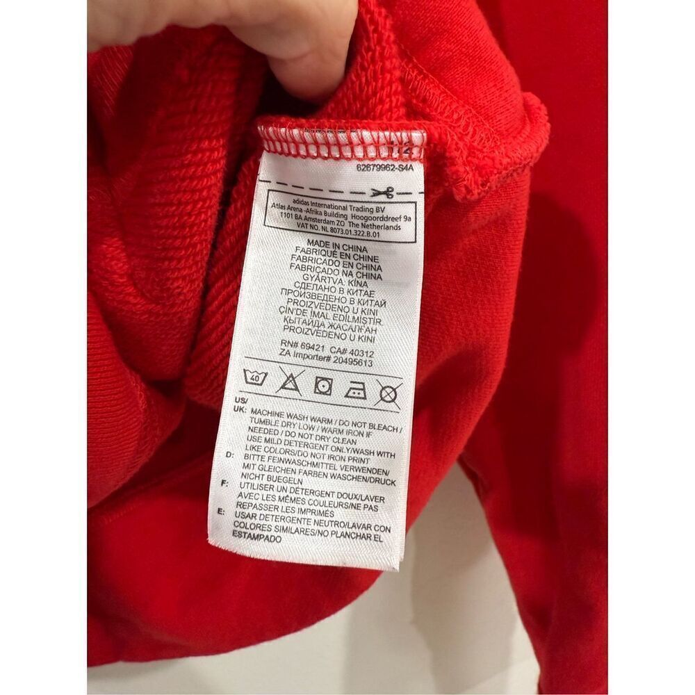 Reebok by Pyer Moss Red Family Reunion Hoodie Small - Picture 4 of 6